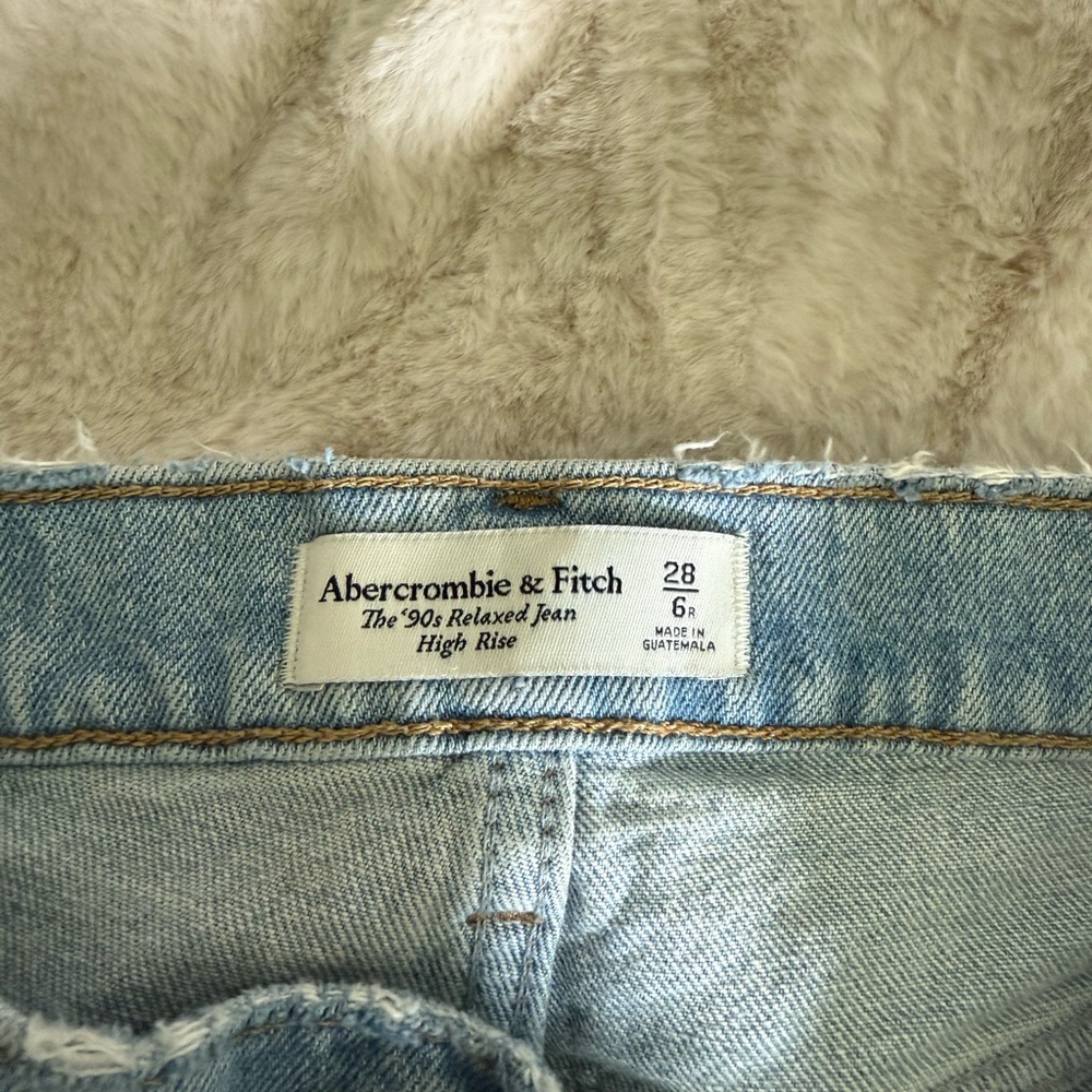 Abercrombie & Fitch Blue Straight Leg Jeans Timeless Design - Picture 2 of 2